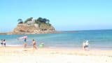 Strand bij Cancale Bretagne
