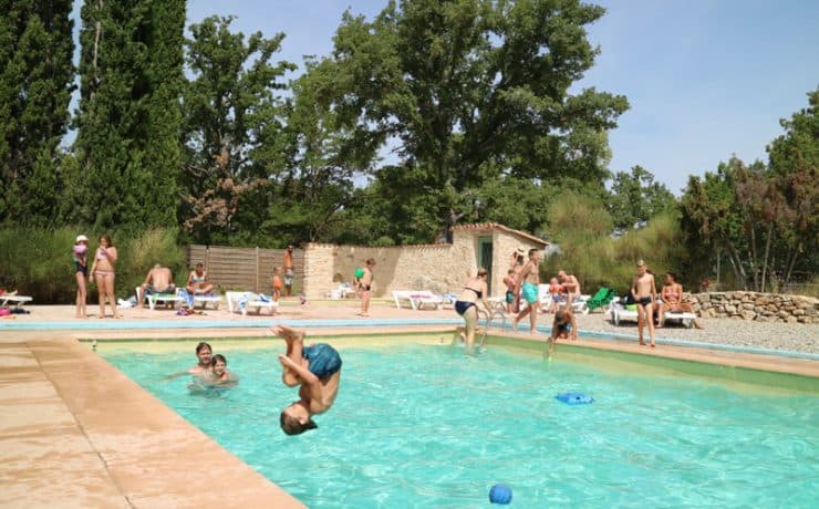 Zwembad camping L'Avelanede, alpes-de-haute-Provence