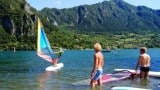 Windsurfen op het Idromeer