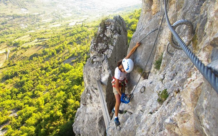 Via ferrata, Drôme Provençale